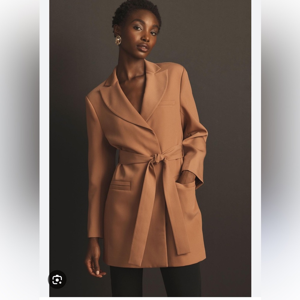 Anthropologie Mare Mare Classic Tie Blazer NWT
